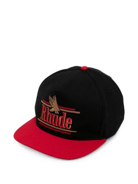Rhude Rhude Logo-embroidered Eagle-motif Cap