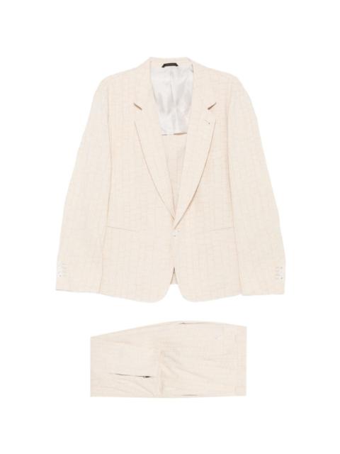 GIORGIO ARMANI checked tailored suit
