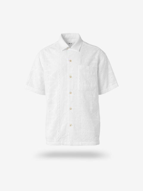 NN07 NN07 Julio Eyelet Embroidered Shirt