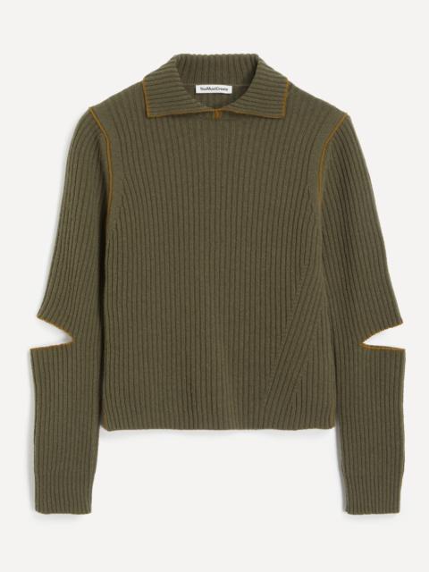 YMC Peeka Ribbed Knit Jumper
