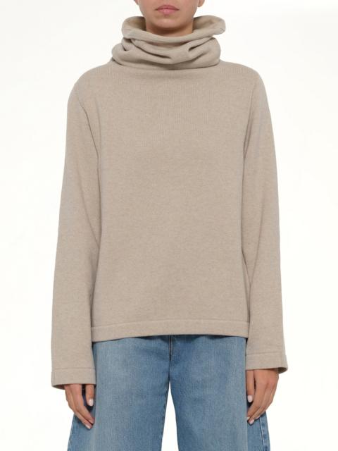 Alaïa Hooded Jumper in Sable