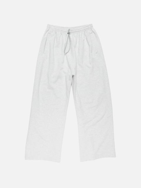 Acne Studios Fleece logo sweatpants - Pale Grey Melange