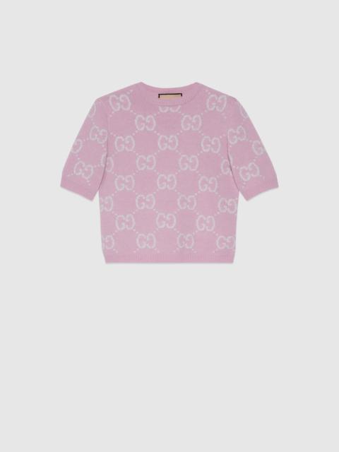 GUCCI GG knit wool top