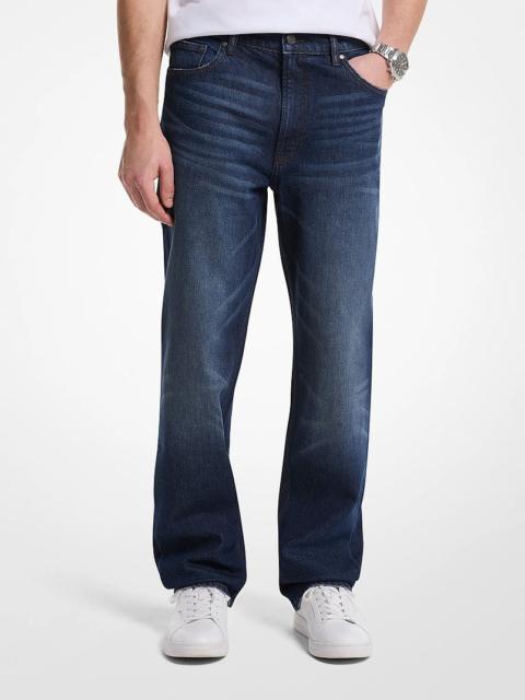MICHAEL KORS Finn Straight Fit Denim Jeans