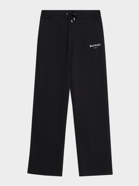 Balmain Men's Jersey Capsule Relaxed-Fit Jersey Joggers