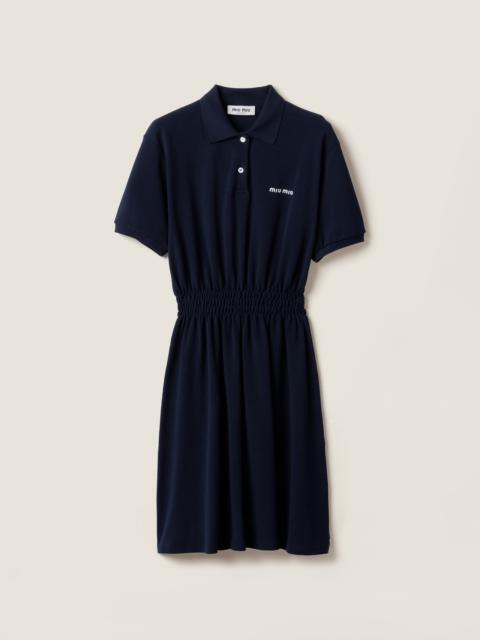 Miu Miu Cotton piqué dress