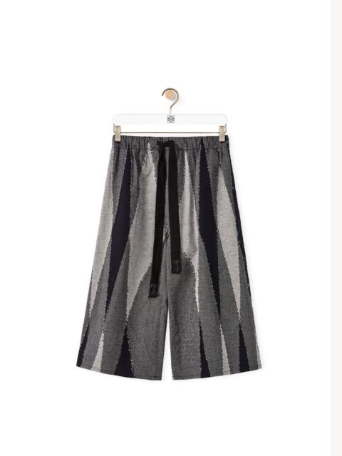 Loewe Patchwork shorts in cotton