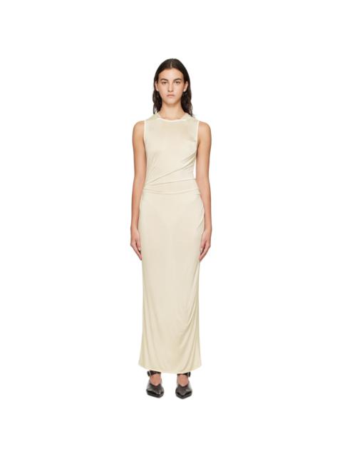 BEVZA White Knyahynya Maxi Dress
