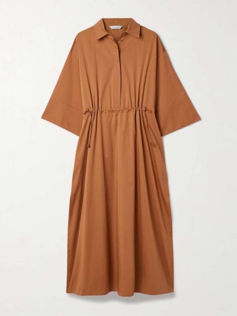 Max Mara Eulalia cotton-blend sateen midi dress