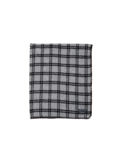 mfpen Triangle Scarf Ash Brown Check