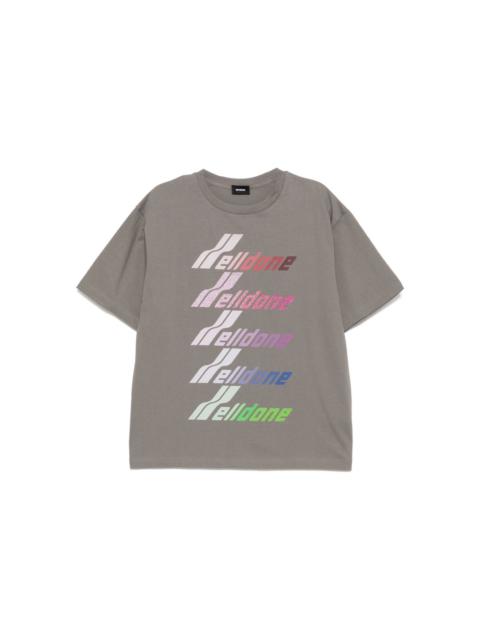 We11done Multi Logo Print T-shirt