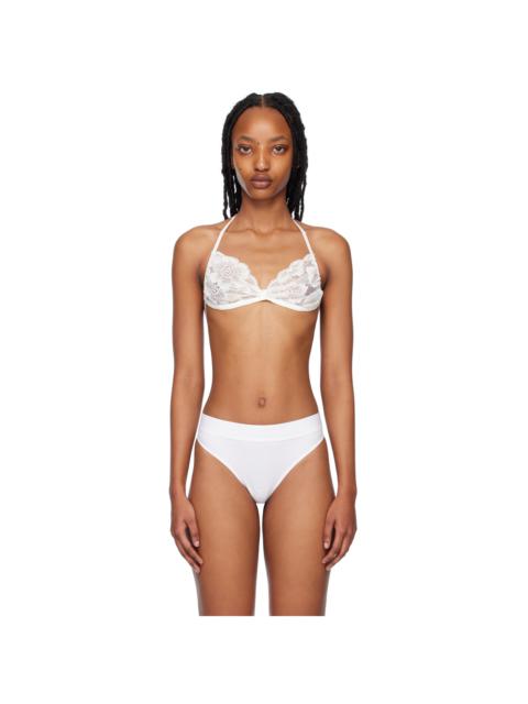 beaufille White Valadon Bra