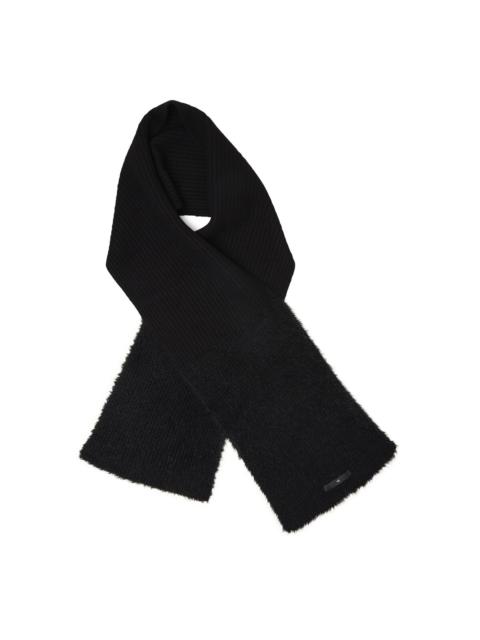 Y-3 Mixed Scarf in Black | REVERSIBLE