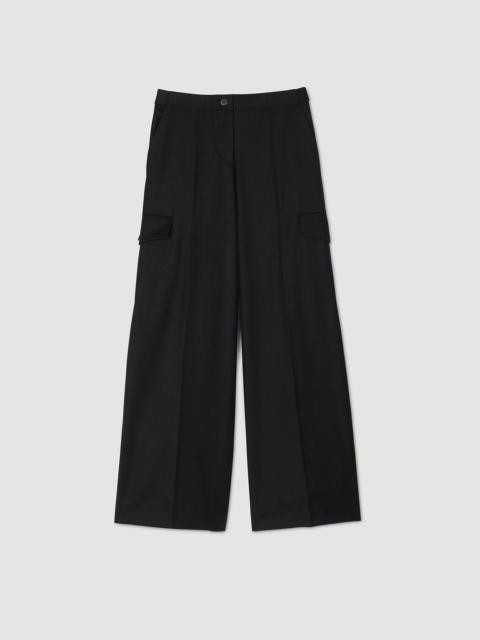 Sandro WIDE-LEG TROUSERS