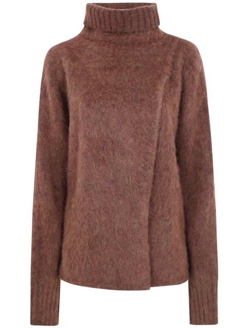 UMA WANG Top High Neck "Uw240 Mustard"