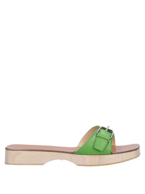 BY FAR Green Women's Mules And Clogs