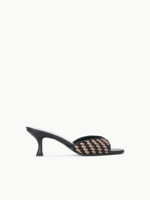 STAUD STAUD BRIGITTE MULE BLACK WOVEN