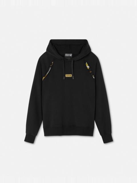 VERSACE JEANS COUTURE Outline Barocco Relaxed-Fit Hoodie