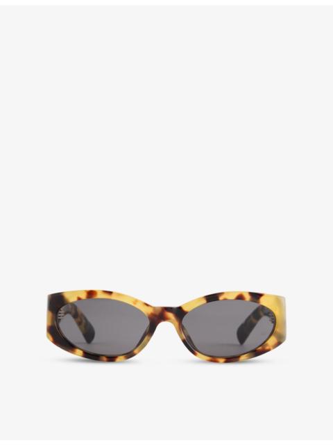 JACQUEMUS JAC4C9SUN Ovalo Oval-Frame Acetate Sunglasses