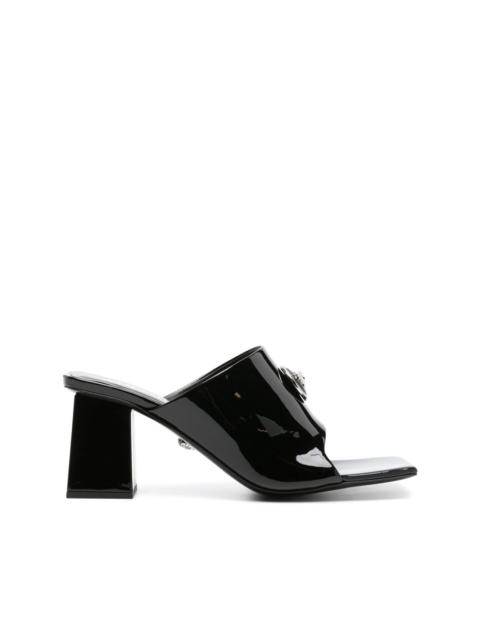 VERSACE Medusa plaque 70mm leather mules