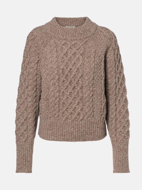 EMILIA WICKSTEAD Emory cable-knit wool sweater