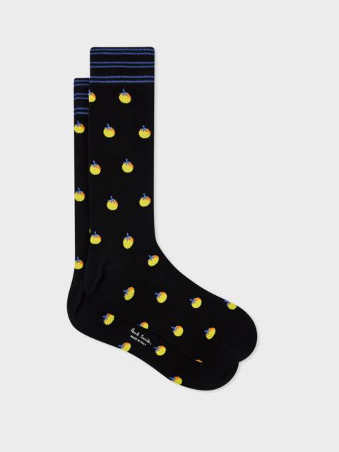 Paul Smith Black 'Tomato' Socks