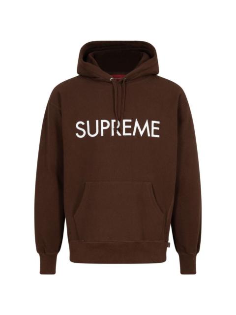 Supreme Capital long-sleeve hoodie