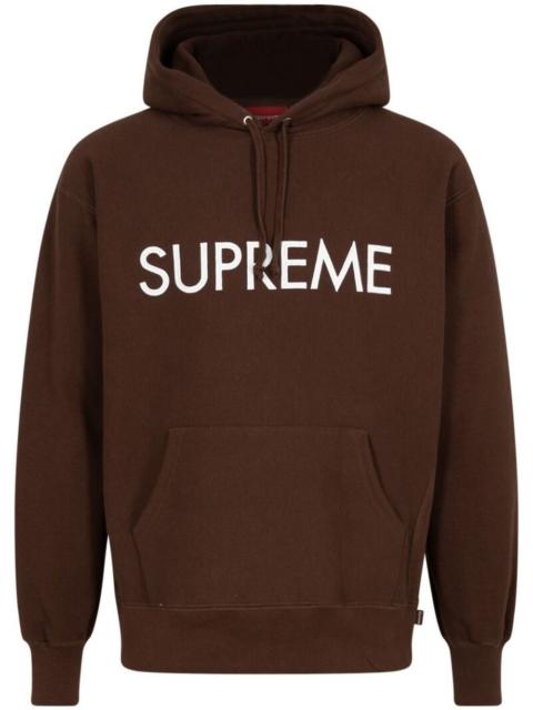 Supreme Capital long-sleeve hoodie