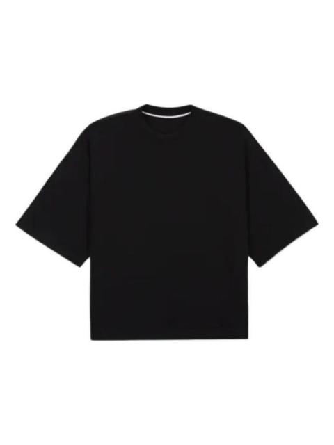 Nike Sportswear Tech Fleece Oversized Short-Sleeve Top 'Black' FB8166-010