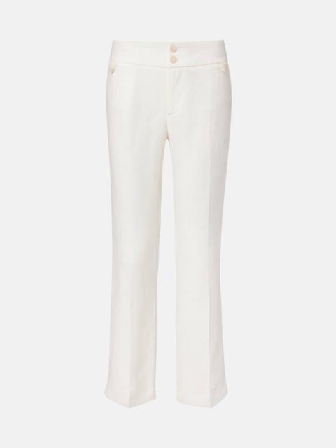 Etro Linen bootcut pants