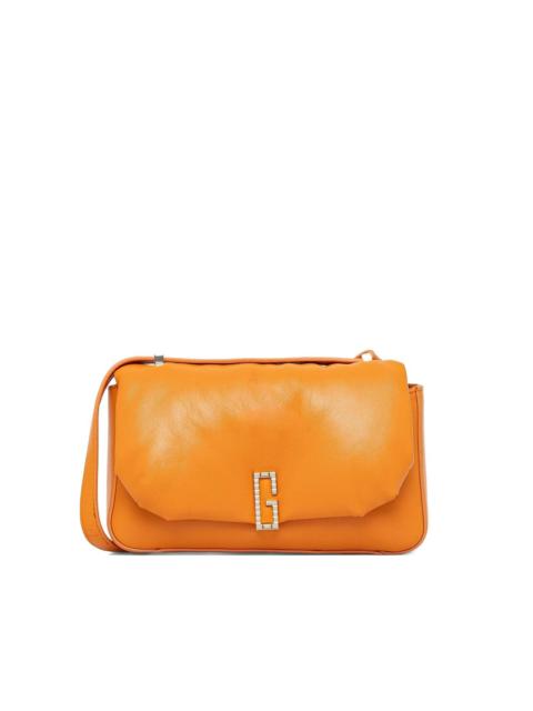 GUESS USA quilted G-logo satchel