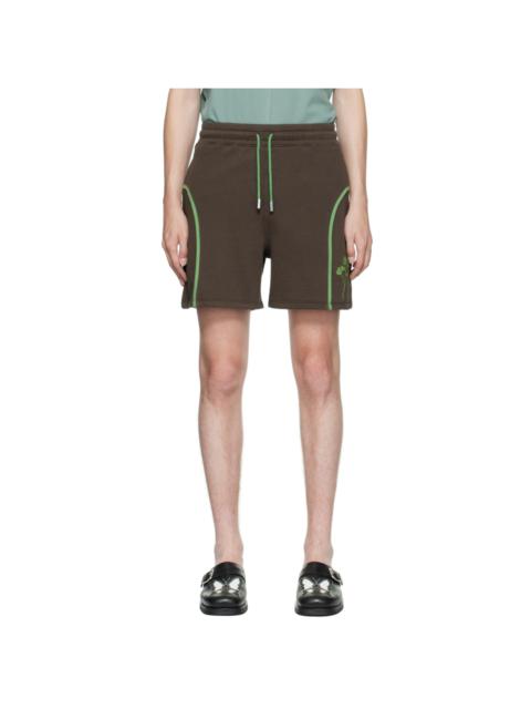 ECKHAUS LATTA Brown Printed Shorts