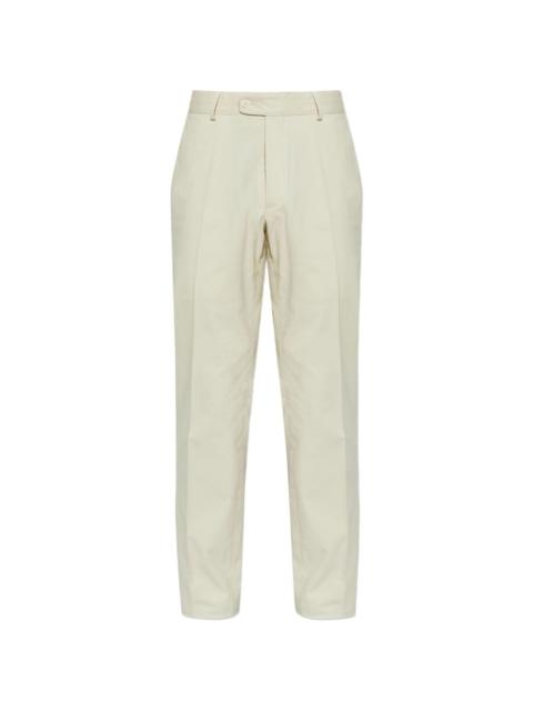 Brioni seam-pocket trousers