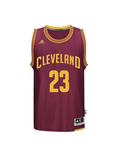 adidas adidas SW Cleveland Cavaliers LeBron James Jersey 'Red Yellow' A61199