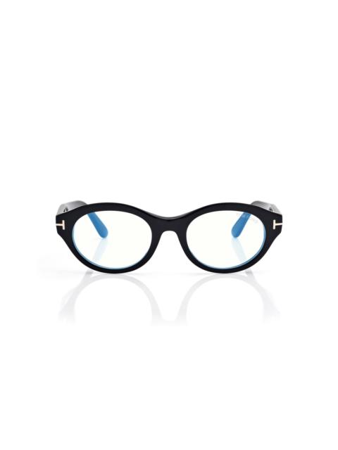 TOM FORD BLUE BLOCK OVAL OPTICALS