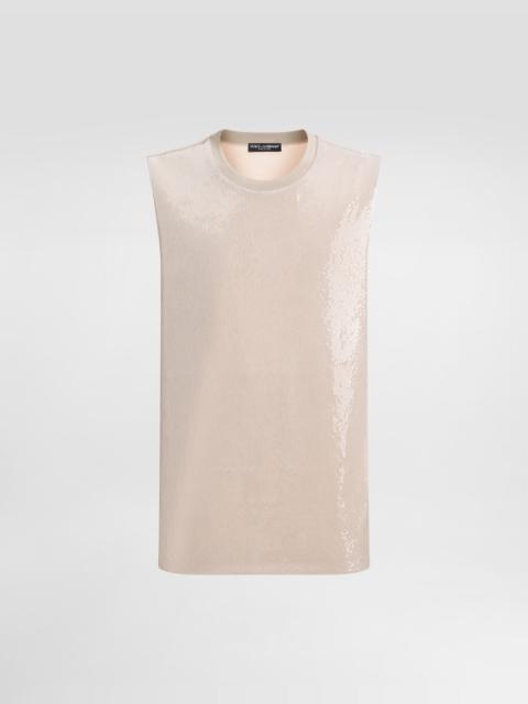 Dolce & Gabbana Sequin tank top