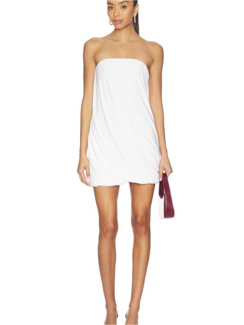 NORMA KAMALI Strapless Twist Mini Dress