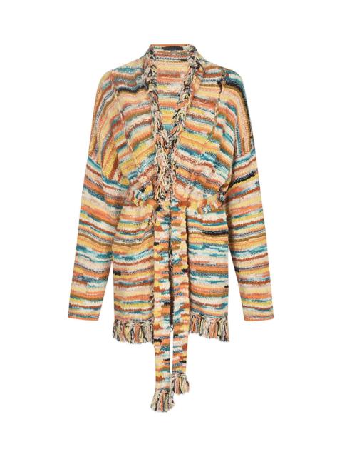Alanui Madurai Stripes Cardigan