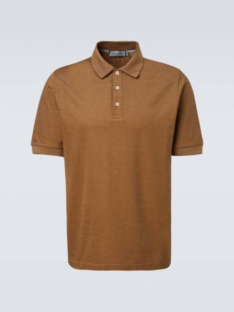 Canali Cotton polo shirt