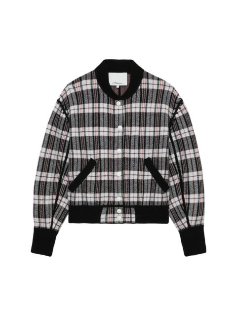 3.1 Phillip Lim check-pattern wool bomber jacket