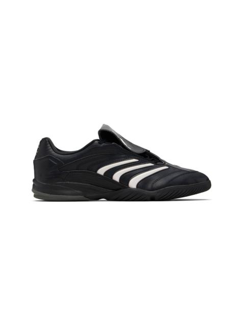 adidas Originals Black Faux-Leather Predator Sala Sneakers