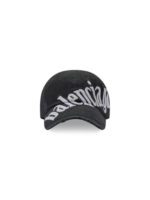 BALENCIAGA Men's Diagonal Cap in Black