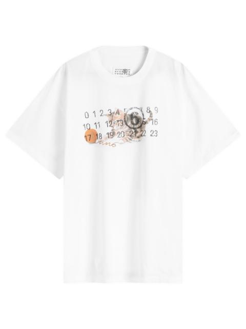 MM6 Maison Margiela MM6 Maison Margiela Kitten Number Logo T-Shirt