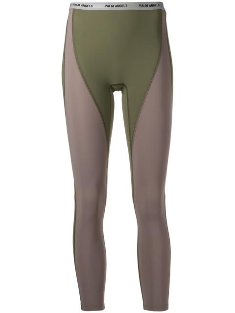 Palm Angels colour-block panelled leggings