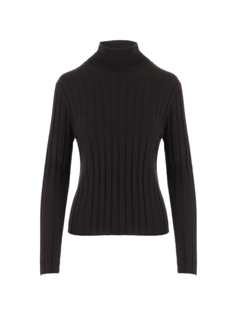 Allude ribbed-knit wool knitwear