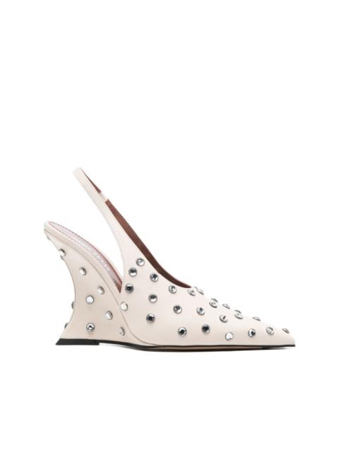 PARIS TEXAS Nina crystal slingback