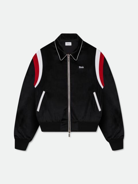 Rhude MANCINO VELOUR TRACK JACKET