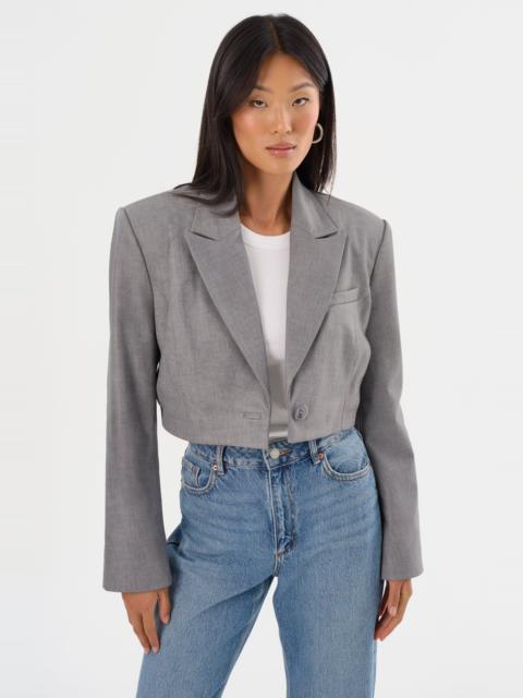 LAMARQUE HARMINA | Cropped Leather Blazer