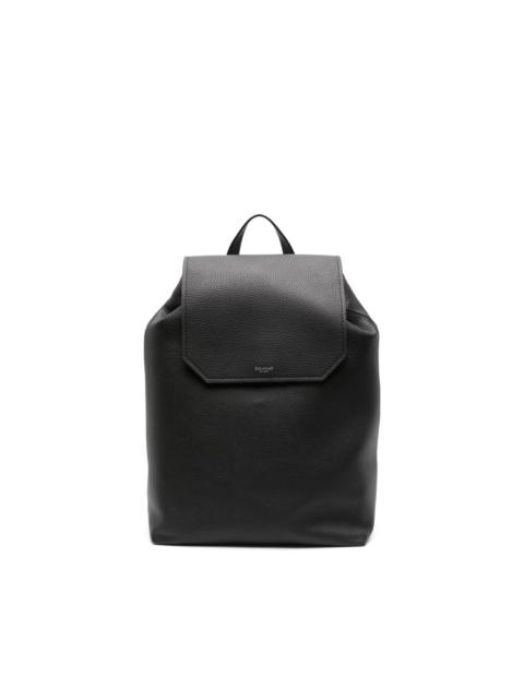 Serapian Day grained-leather backpack