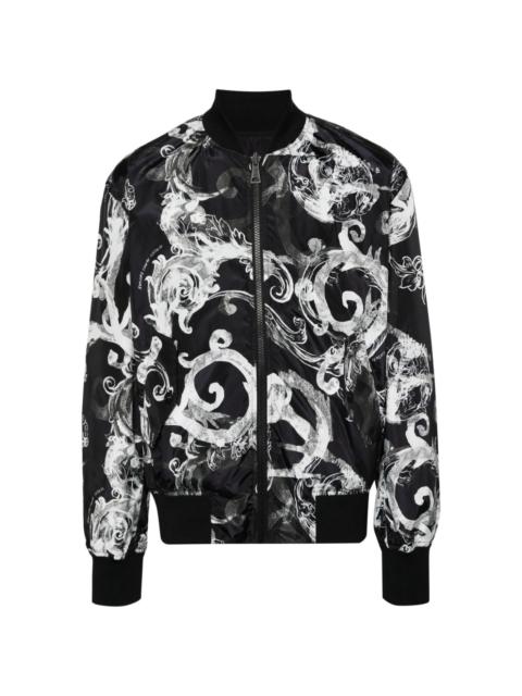 Barocco-print reversible jacket